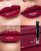 STELLAR DUST LIP STAIN- Waterproof and Transferproof Lip Tint For Women, Glossy Finish Lip Gloss, Lightweight High Coverage, Long Lasting, Stocking Stuffers For Teen Girls (08 RUBION)