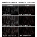 Madison Reed Radiant Hair Color Kit - 2.5NNN Soft Black (Parma Black), 100% Gray Hair Coverage Permanent Hair Dye for Resistant Grays | PPD-Free & Ammonia-Free, 1 Pack