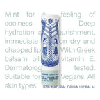 KORRES Balsam Lip Butter Stick Clear Mint, Moisturizing Balm with Greek Hypericum Oil, Nourishing Formula for Smooth Lips, Lightweight Shine, Daily Lip Care, 0.17 oz, Stocking Stuffer