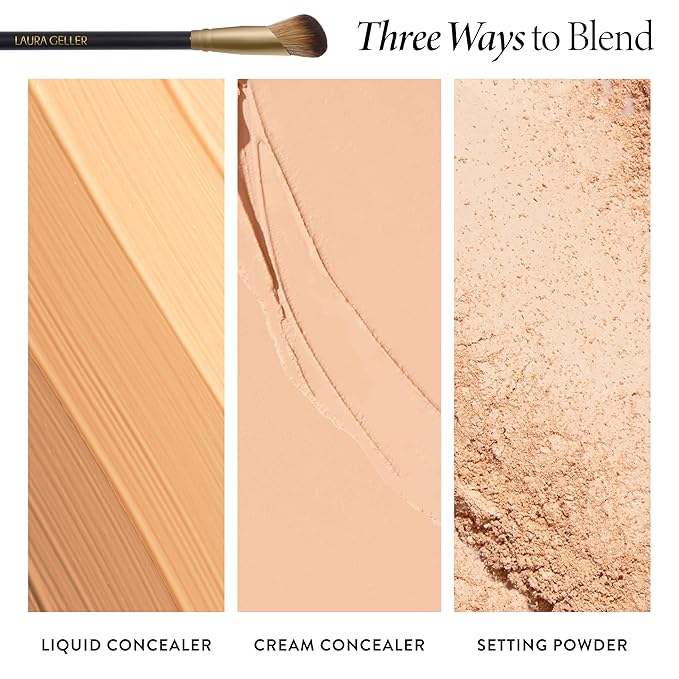 LAURA GELLER NEW YORK Angled Precision Concealer Brush - Professional Makeup Brush