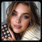 Baked Eyeshadow Makeup Palette - 16 Pigmented Soft Neutrals, Earth Tones & Smoky Shades with Glitter, Matte & Metallic Finishes, Long-Wear Blendable Eye Shadow Make Up Pallet for All Skin Tones