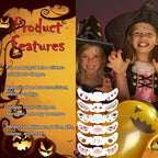 6Pcs Face Makeup Patches, Glitter Freckles Face Tattoo for Teenagers & Young Women, Sparkle Freckles Makeup Patches, Waterproof Face Glitter Freckles for Christmas (6PcsC Halloween)