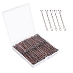 Bobby Pins Brown, 360 Pcs Brown Bobby Pins, 2 Inch Premium Bobby Pin, Secure Hold Bobby Pins with store box, Hair Pins for Kids, Girls and Women
