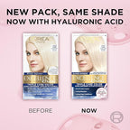 L'Oreal Paris Excellence Crème Permanent Hair Dye, Triple Care Hair Color with Pro-Keratine Complex for 100% Gray Hair Coverage, 02 Extra Light Natural Blonde, 1 Kit