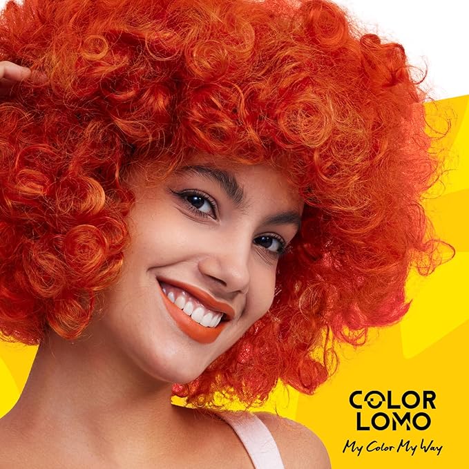 Semi Permanent Hair Color - 6 oz Color Depositing Conditioner with Shea Butter & Almond Oil- Color Conditioner Depositing Hair Mask - Vegan, Paraben, Ammonia & Sulfate Free -Orange