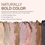 Palladio Waterproof Eyeshadow Stick with Blending Sponge, Long Lasting & Effortless Application, Smudge Free & Crease Proof Formula, Matte & Shimmer Shades, Buildable Eye Shadow (Champagne Shimmer)