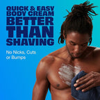 Nair Men Hair Remover Body Cream, Quick and Easy Body Hair Removal Cream for Men, Aloe and Lanolin, Dermatologist Tested, 12 Oz