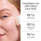 Neutrogena Ultra Sheer Face Sunscreen Stick SPF 60, Sensitive Skin Care, Mess-Free Broad Spectrum Sun Protection, Water Resistant Travel Size Sunscreen for Face, Oxybenzone-Free, .47 oz