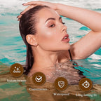 Glitter Freckles Face Tattoo, 30PCS Body Glitter Temporary Tattoos Sparkle Patches for Women, Waterproof Fake Freckles,Festival Rave Outfits Festival Decorations (Silver)