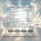 Formulation Factory Crown of Glory 10-in-1 Hair Growth Maximizer, DHT Blocker with Saw Palmetto, Fo-Ti, Collagen, Supports Thicker Hair & Scalp Health (2 Month Supply, 120 Capsules)