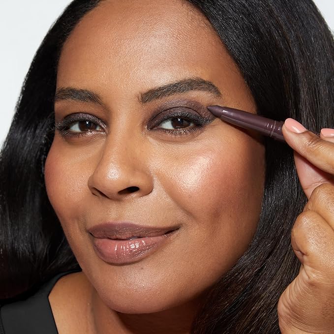 LAURA GELLER NEW YORK Kajal Longwear Kohl Eyeliner Pencil - Royal Quartz - Caffeine and Vitamin E - Smooth & Blendable Liner - Built-In Sharpener