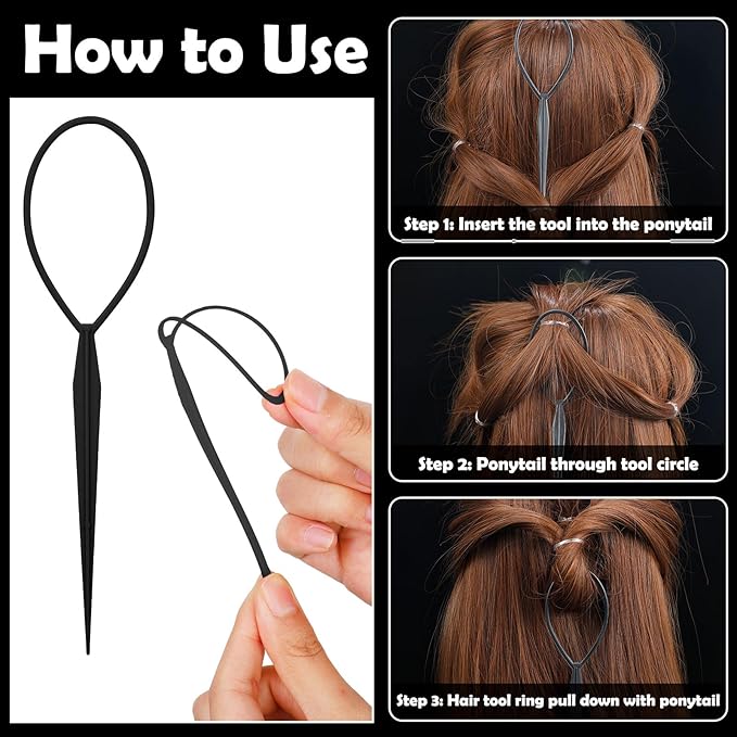 Hair Ties, 17 Colors Elastic Hair Rubber Bands, 2000 Pcs Baby Hair Ties with Hair Styling Tools Organizer Box for Girls, Women, Toddler