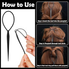 Hair Ties, 17 Colors Elastic Hair Rubber Bands, 2000 Pcs Baby Hair Ties with Hair Styling Tools Organizer Box for Girls, Women, Toddler