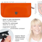 3 Swords Germany - brand quality 5 piece manicure pedicure grooming kit set with synthetic leather case ostrich white - Made in Germany