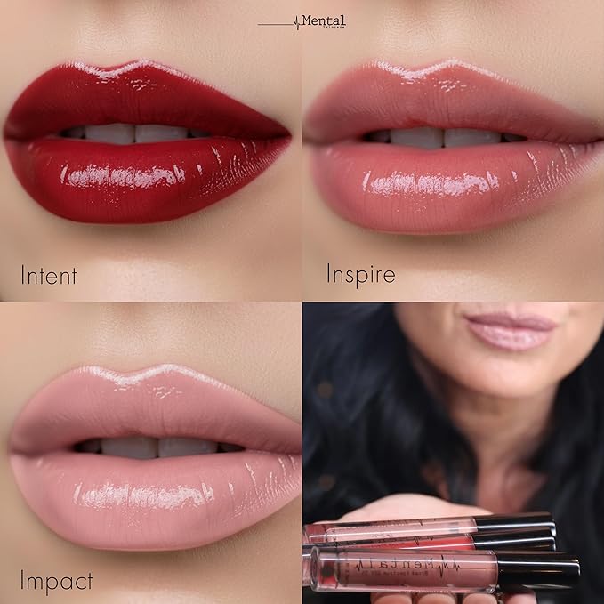 Hydrating Nude Tinted Lip Gloss – Weightless Formula with Soft Luminous Finish & Smooth Color Payoff - Non-Sticky Lip gloss for Women for Long-Wear & Buildable Pigment – 0.11 Fl Oz.