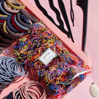 YANRONG 1159PCS Hair Accessories for Woman Set Seamless Ponytail Holders Variety Hair Scrunchies Hair Bands Scrunchy Hair Ties For Thick and Curly (Deep Colour)