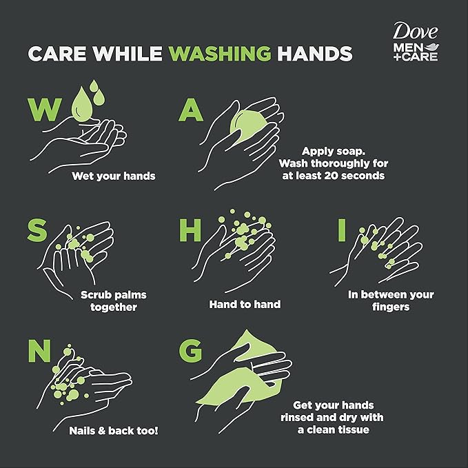 DOVE MEN + CARE 3 in 1 Cleanser for Body, Face, and Shaving to Clean and Hydrate Skin Extra Fresh Body and Facial Cleanser More Moisturizing Than Bar Soap 3.75 oz 6 Bars