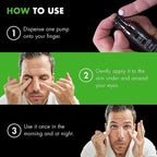 Tiege Hanley Eye Cream for Men, Morning and Night Under Eye Cream With Hyaluronic Acid and Vitamin B3, Helps Reduce the Look of Dark Circles and Puffiness, Anti Aging Men’s Skin Care, 0.5 Oz