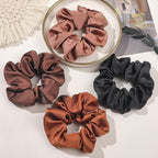 Hair Scrunchies for Women - Hair Ties No Damage Both for Thick Hair or Thin Hair Curl Hair No Crease Scrunchies Ponytail Holder No Hurt Your Hair