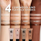 Elizabeth Mott Thank Me Later Glow Enhancer & Primer - Illuminating Makeup Base & Highlighter for Radiant Skin - Lightweight, Long-Lasting, Vegan & Cruelty-Free, Sheer Light Glow Shade, 30g