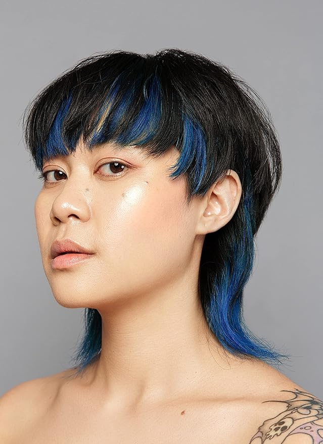 Good Dye Young Streaks and Strands Semi-Permanent UV-Protective Conditioning Hair Color (Blue Ruin) - PPD-Free, Cruelty-Free & Vegan, Lasts 15-24+ Washes