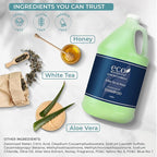 Terra Pure Eco Botanics Hotel Shampoo | 1 Gallon | Designed to Refill Soap Dispensers (Set of 4)