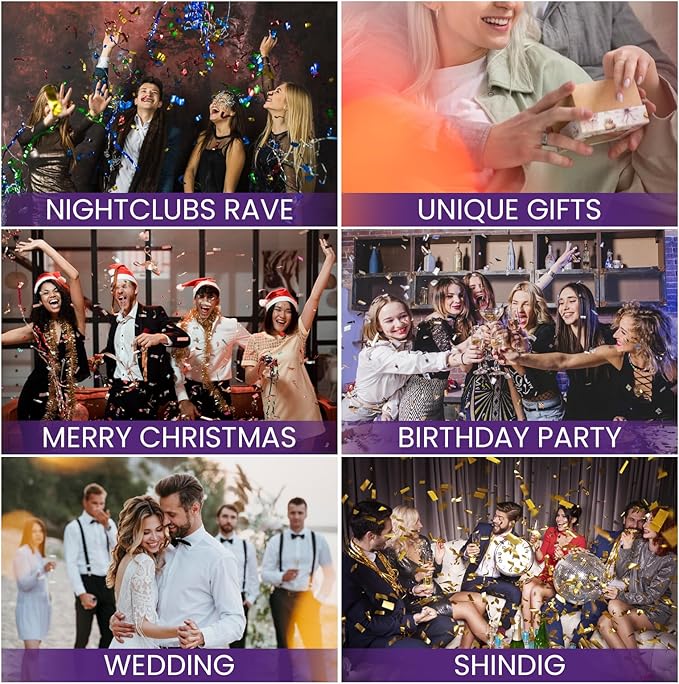 Body Glitter Spray, Glitter Hairspray, Purple Body Glitter Spray, Quick-Drying and Waterproof Glitter Hairspray, Nozzles are not Easily clogged, Long-Lasting Body Shiny for Stage Makeup, 3.38Oz