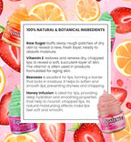 Lipalene HoneyLuxe - 100% Natural Lip & Cuticle Scrub (2 oz, Coconut Berry)