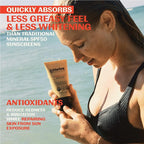 Thrive Natural Care Moisturizing Mineral Face Sunscreen SPF 30 & Water Resistant Reef Safe Body Sunscreen SPF 50 Bundle - Broad Spectrum Zinc Oxide Sunblock, Vegan