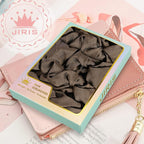 5Pcs Brown Satin Scrunchies for Women, Softer Than Silk Scrunchies, Fashion No Crease Hair Ties for Thin Thick Hair,Soft Hair Bands No Damage for Girls, Ideal Gifts for Women (Set 3)