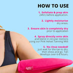 Skinny Tan Coconut Water Tanning Mist - Refreshing, Non-Sticky, and Fast Absorbing Formula - Formulated with Ultra-Hydrating Coconut Water - Delicious Tropical and Vanilla Scent - Medium - 5 oz