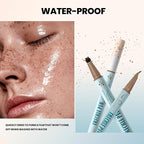 2-in-1 Dual Ended Microblading Freckle Pen & Freckle Stamp,Waterproof Freckle Stamp & Precise 15°Tip for Natural Lifelike Freckle Makeup,Perfect Make up,Last 24Hrs.