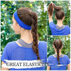 Hair Ties for Thick, Thin Hair - Elastic Ponytail Holders, No Damage Hair Bands for Women & Girls, Daily Life Hair Styling Accessories (Multicolor)