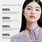 ENTROPY MAKEUP Tough Brow Finisher, 2-In-1 Brow Tint Mascara with Built-In Comb, Skinny Brush, Long-Lasting, Lightweight, Natural Hold and Soft Tint, Dark Lavender