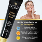 Sudden Allure Instant Face Lift Serum – Erase Under Eye Bags & Wrinkles in 60 Seconds - Firming Face & Eye Serum Lotion Cream - Instantly Tighten & Reduce Eye Bags & Crows Feet | Made in USA (10 ml)