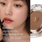 STEP BASIC 220 FEEL SO BROWN, Longwear Eyeshadow Single, High-Pigment Eye Shadow Compact, Smooth & Blendable Colors, Crease-free (1.7g, 0.004 oz.)