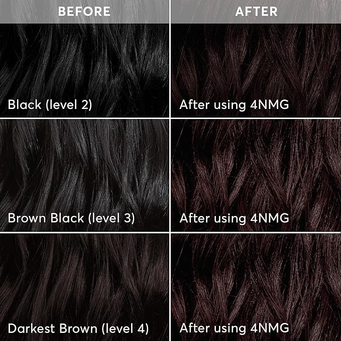 Madison Reed Radiant Hair Color Kit - 4NMG Darkest Chocolate Brown with Warm Mahogany Tones (Bolzano), Dimensional Gray Hair Blending Permanent Hair Dye, PPD-Free & Ammonia-Free, 1 Pack