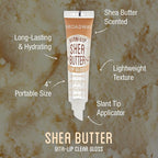 Ruby Kisses Broadway Vita-Lip Clear Lip Gloss (Shea Butter 6 Pack), Ultra-Hydrating & Soothing Formula with Multi-Vitamin Oils, High-Shine Non-Sticky Finish, Nourishing Lip Balm for Healthy Lips