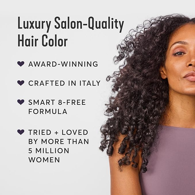 Madison Reed Radiant Hair Color Kit - 3NNA Cool Black-Brown with Ash Undertones (Positano Black), Dimensional Gray Hair Blending Permanent Hair Dye, PPD-Free & Ammonia-Free, 2 Pack