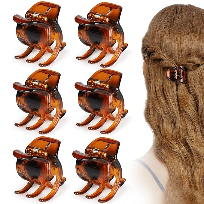 6 Pieces Hair Jaw Claws, Morhom 1.4 Inch Thick or Medium Hair Clips for Women and Girls