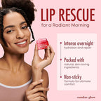 Lip Mask & Scrub – Apple, Pear, Cherry & Mint – Hydrates, Exfoliates, Softens, Repairs Dry & Chapped Lips – Dermatologist Tested, Korean Skin Care – Vegan, Clean Beauty – Duo Pack