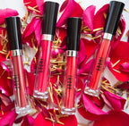 Aromi Bright Red Matte Liquid Lipstick | Red Hot Lip Color, Vegan, Cruelty-free, Long-lasting Lipstick, Waterproof, Handmade (Preppy Red)