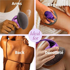 Blend & Blur Ultra Large Body Makeup Brush For Self Tanner, 5.11inch Wide-headed Kabuki Brush, Leg Makeup &Bronzer Self Tan Applicator Provides Effortless Pretty Finish, Blending Applicator- Purple