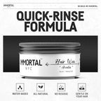 Immortal NYC Hair Waxes for Men - Aventus Extra Strong Hold, Low Shine Hair Wax - Mens Water Based, No Residue Non-Greasy Hair Paste -Pomade- All Natural Styling Wax for All Hair Types