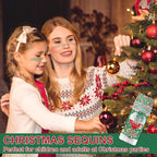 Christmas Body Glitter Stick, Waterproof Halloween Face Glitter Gel, Chunky Glitter Face Paint, Green Red White Sequin Hair Glitter Makeup for Women and Kid (Green Red White)