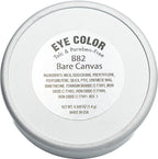 Bare Canvas Beige Neutral Naked Bare Matte Pressed Powder Single Vegan Eyeshadow; Talc, Paraben & Cruelty Free