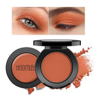 Single Coral Eyeshadow Matte, Handmade Pressed Eyeshadow Palette Long Lasting With No Creasing Pigmented Orange Eye Shadow (Rich Coral)