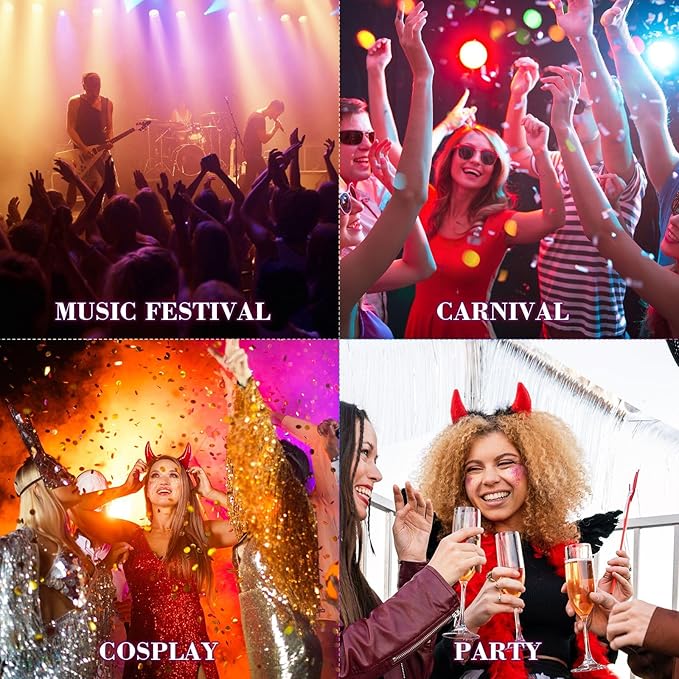 Christmas Body Glitter - Stocking Stuffers, Sequin Face Hair Makeup for Party Rave Festival, Christmas Gifts for Adults (Silver Body Glitter)