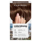 Clairol ColorStrong Permanent Zero Ammonia Hair Dye, 6.0 Light Brown - Roma Hair Color, Pack of 1