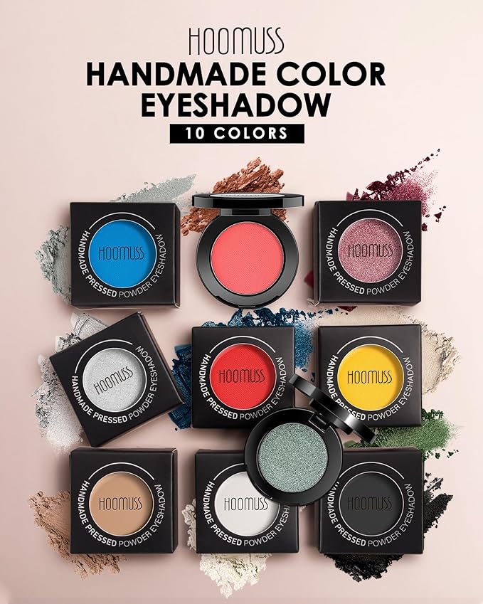 Single Christmas Green Eyeshadow Matte Handmade Pressed Eyeshadow Palette With No Creasing High Pigmented Long Lasting Green Eye Shadow (ChristmasGreen)